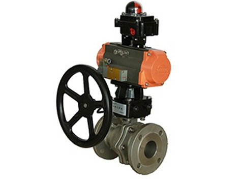 Q641氣動o型調節切斷球閥