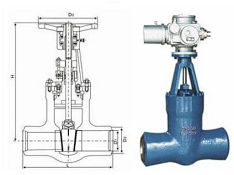 電站用電動對焊閘閥